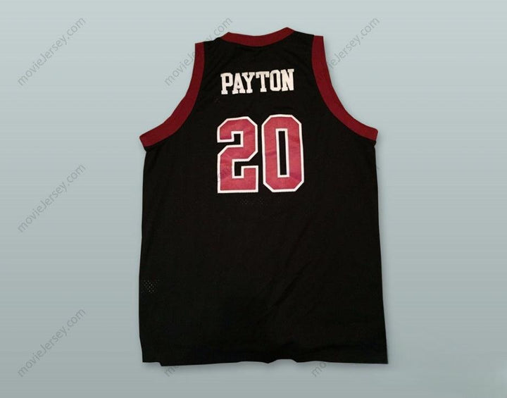 CUSTOM ANY Name Number GARY PAYTON 20 SKYLINE HIGH SCHOOL BASKETBALL JERSEY BLACK Top Stitched S-6XL