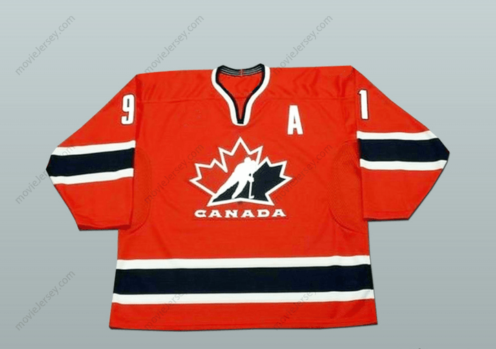 Custom Any Name Number Joe Sakic Team Canada Hockey Jersey Top Stitched S-6XL