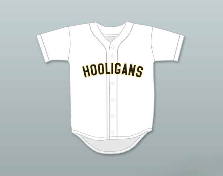 Custom Any Name Number BRUNO MARS 24K HOOLIGANS WHITE BASEBALL JERSEY BET AWARDS Top Stitched S-6XL
