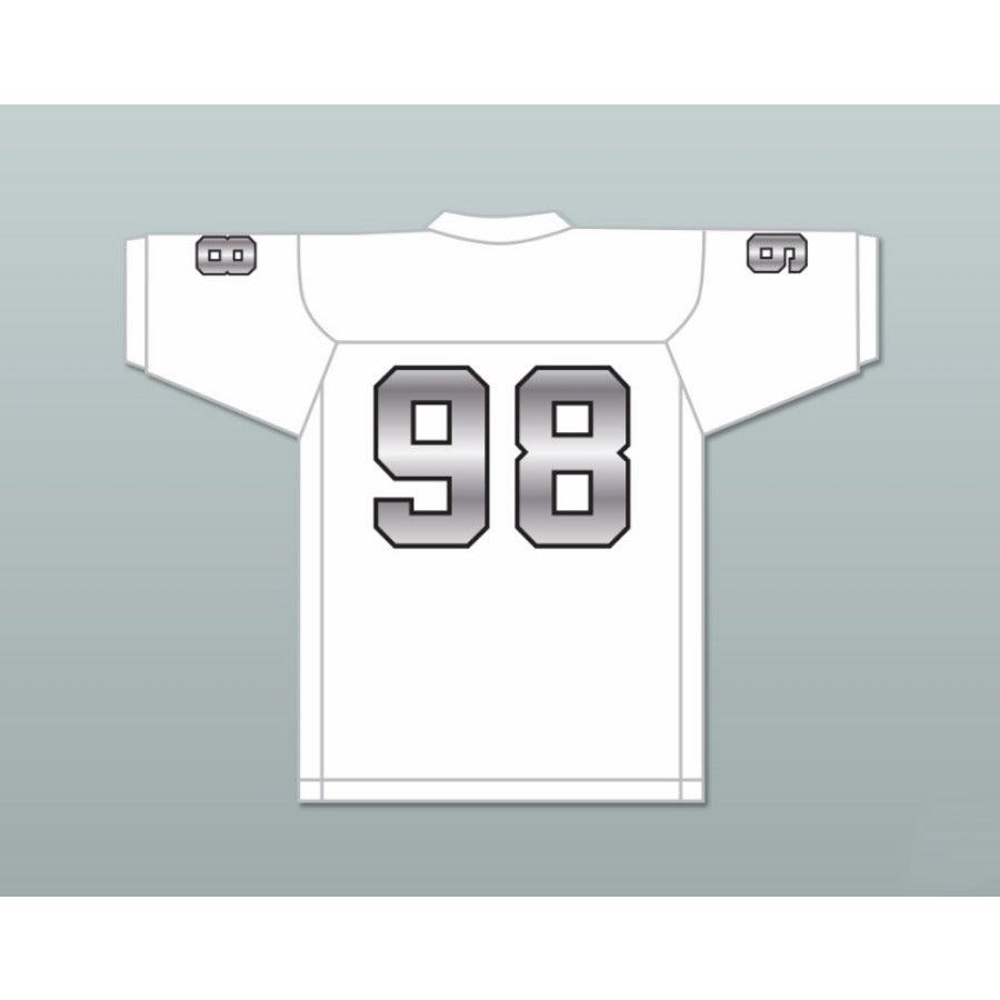 CUSTOM ANY Name Number GARY MCCRAE 98 EMCC LIONS FOOTBALL JERSEY INCLUDES PATCHES Top Stitched S-6XL