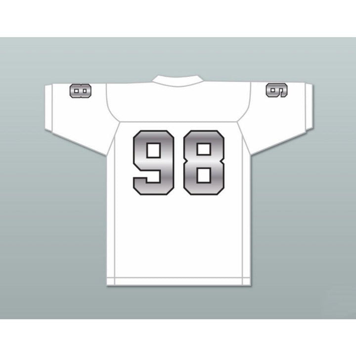 CUSTOM ANY Name Number GARY MCCRAE 98 EMCC LIONS FOOTBALL JERSEY INCLUDES PATCHES Top Stitched S-6XL
