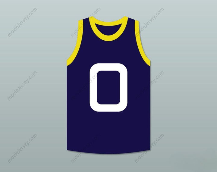 CUSTOM ANY Name Number  POUND 0 MONSTARS DARK BLUE BASKETBALL JERSEY SPACE JAM Top Stitched S-6XL