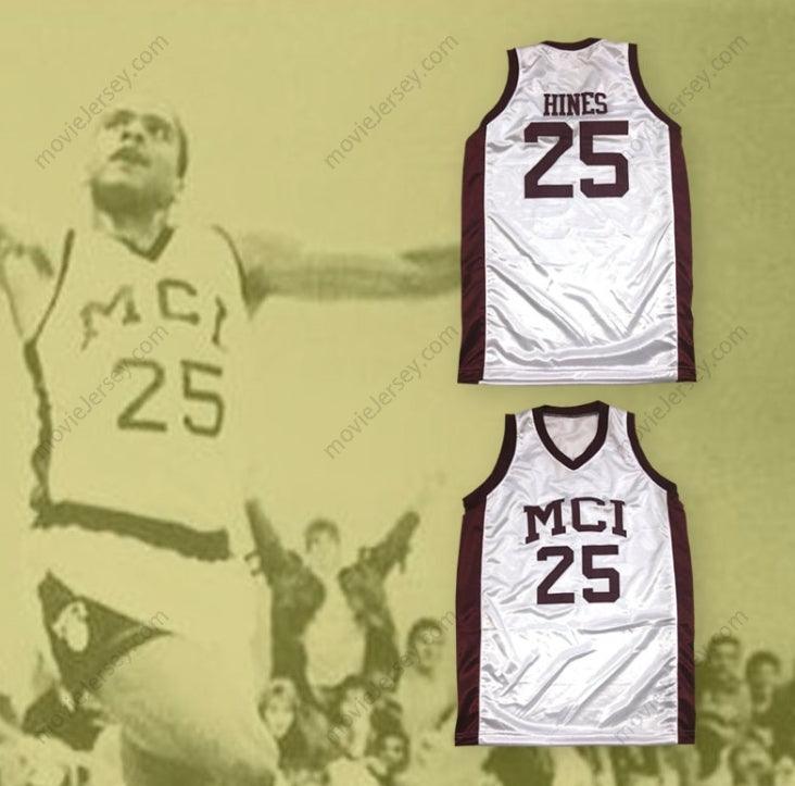 CUSTOM ANY Name Number KARLTON 'DUNKIN' HINES 25 MCI BASKETBALL JERSEY Top Stitched S-6XL