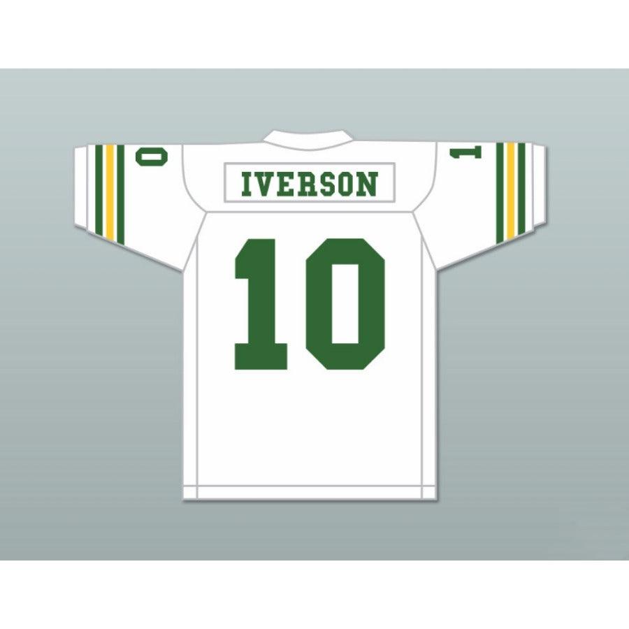 CUSTOM ANY Name Number ALLEN IVERSON 10 BETHEL HIGH SCHOOL BRUINS Football Jersey Top Stitched S-6XL