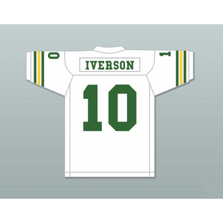 CUSTOM ANY Name Number ALLEN IVERSON 10 BETHEL HIGH SCHOOL BRUINS Football Jersey Top Stitched S-6XL