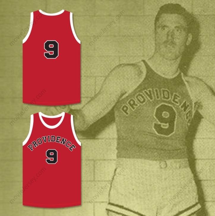 CUSTOM ANY Name Number BOB HUBBARD 9 PROVIDENCE STEAMROLLERS RED BASKETBALL JERSEY 1 Top Stitched S-6XL