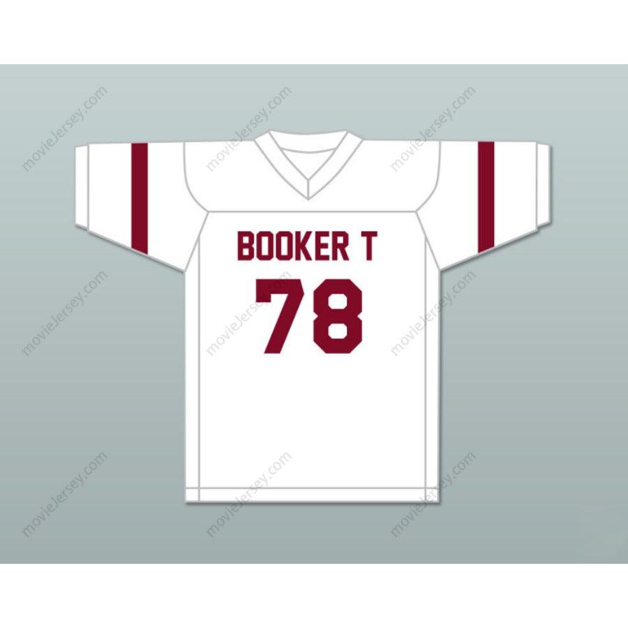 CUSTOM ANY Name Number BRUCE SMITH 78 BOOKER T. WASHINGTON HIGH SCHOOL MAROON FOOTBALL JERSEY Top Stitched S-6XL