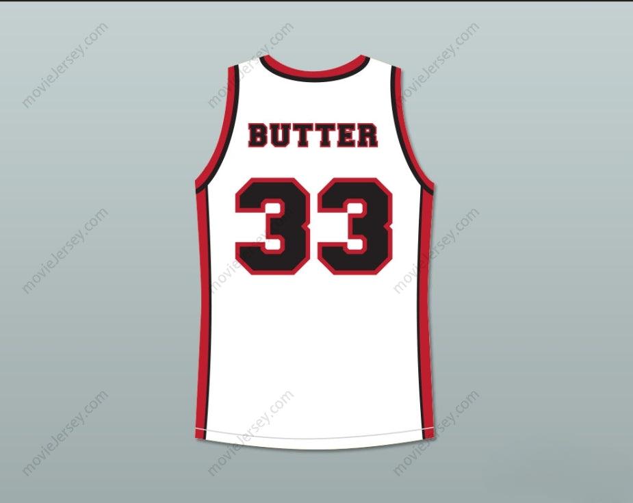 CUSTOM ANY Name Number TALENT HARRIS BUTTER 33 SUNSET PARK WHITE BASKETBALL JERSEY Top Stitched S-6XL