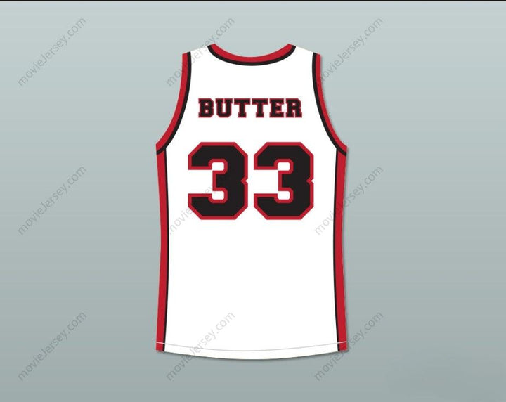CUSTOM ANY Name Number TALENT HARRIS BUTTER 33 SUNSET PARK WHITE BASKETBALL JERSEY Top Stitched S-6XL