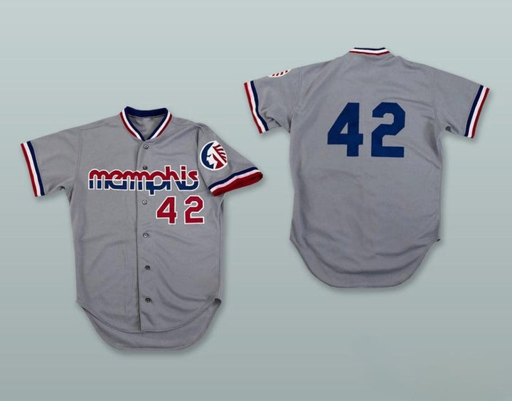 Custom Any Name Number CHICKS 42 GRAY BASEBALL JERSEY Top Stitched S-6XL