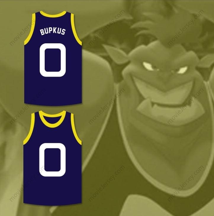 CUSTOM ANY Name Number BUPKUS 0 MONSTARS DARK BLUE BASKETBALL JERSEY SPACE JAM Top Stitched S-6XL