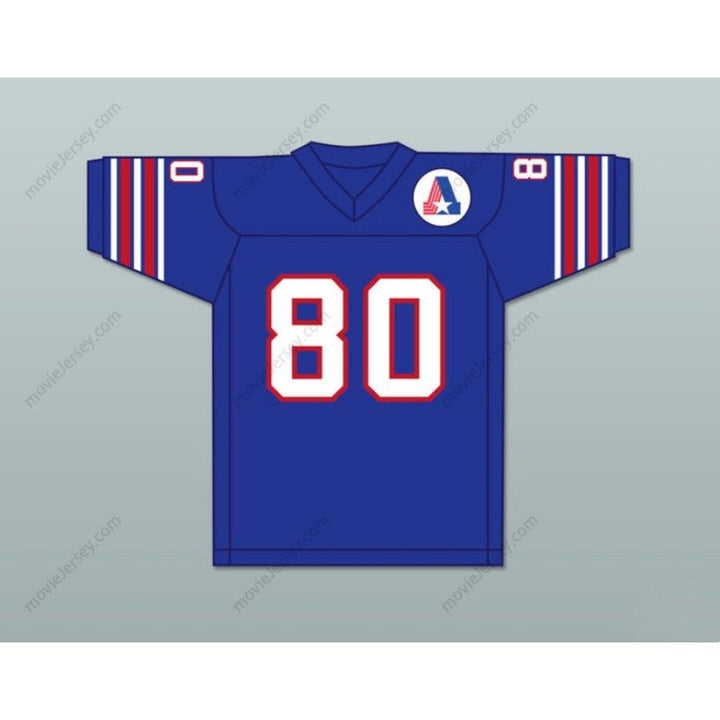 CUSTOM ANY Name Number 1974 WFL STEVE BARRIOS 80 BIRMINGHAM AMERICANS ROAD Football Jersey Top Stitched S-6XL