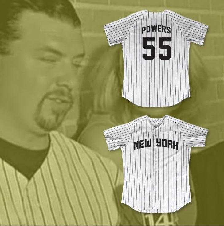 Custom Any Name Number KENNY POWERS 55 BASEBALL JERSEY EASTBOUND & DOWN Top Stitched S-6XL