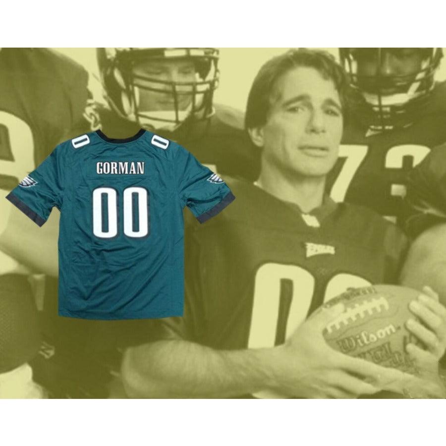 CUSTOM ANY Name Number BARNEY GORMAN 00 THE GARBAGE PICKING FIELD GOAL KICKING Football Jersey Top Stitched S-6XL