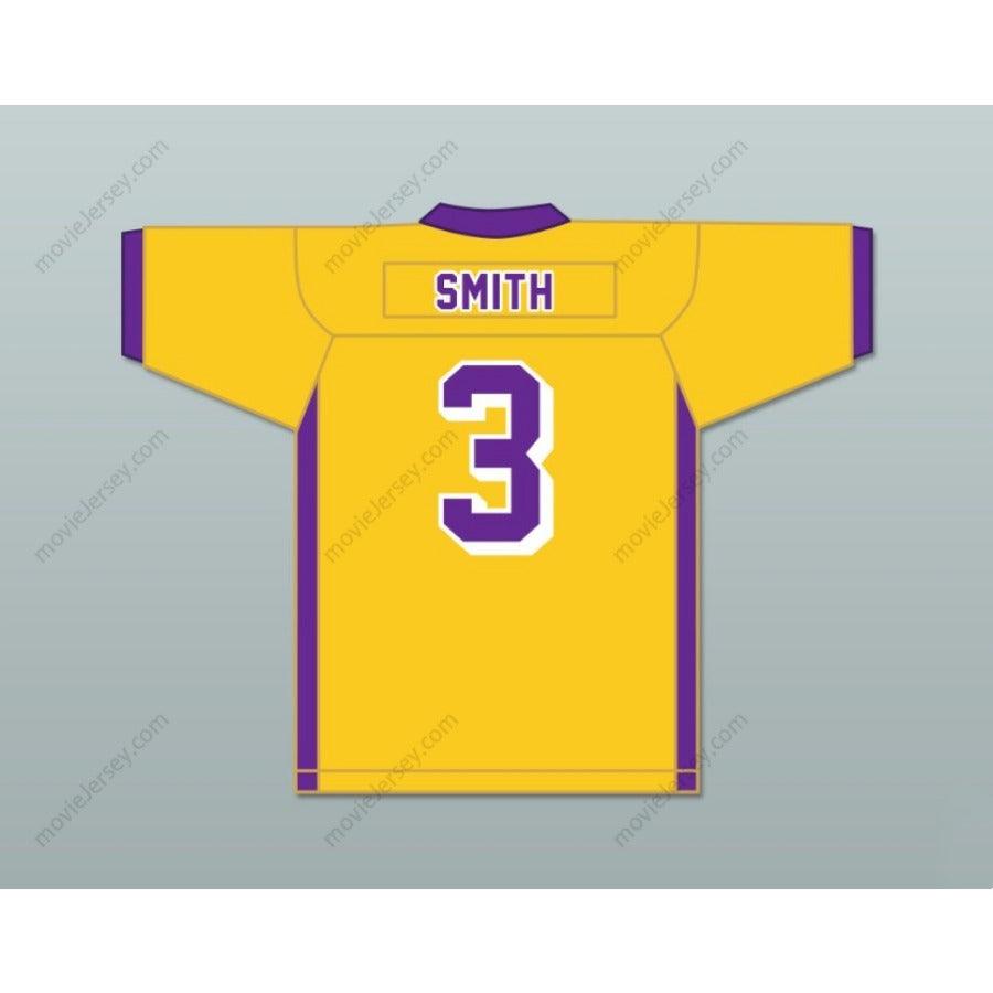 CUSTOM ANY Name YELLOW GOLD DEVONTA SMITH 3 AMITE HIGH MAGNET SCHOOL Football Jersey Top Stitched S-6XL