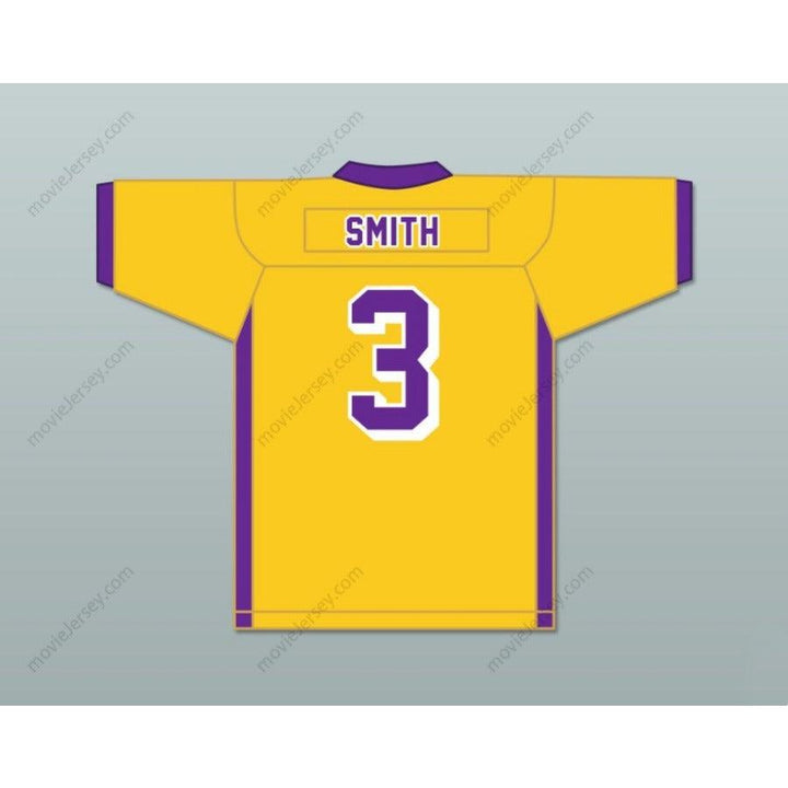 CUSTOM ANY Name YELLOW GOLD DEVONTA SMITH 3 AMITE HIGH MAGNET SCHOOL Football Jersey Top Stitched S-6XL