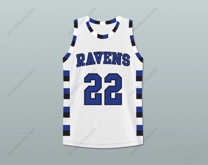 CUSTOM ANY Name Number LUCAS SCOTT 22 ONE TREE HILL RAVENS BASKETBALL JERSEY Top Stitched S-6XL