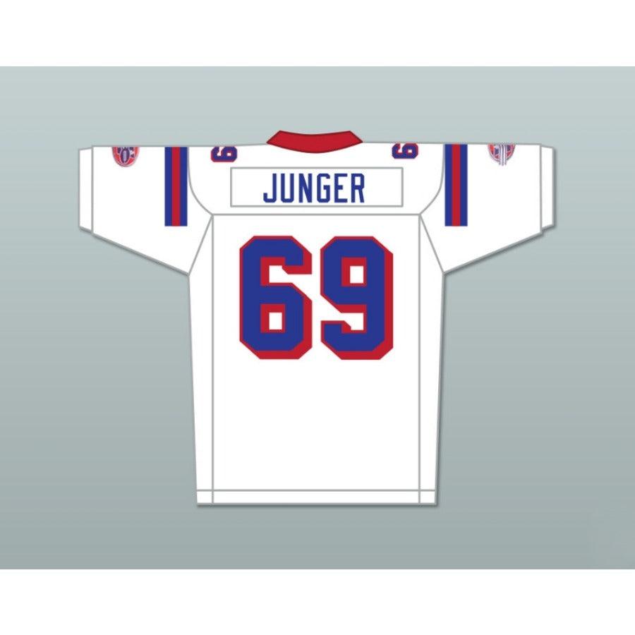 CUSTOM ANY Name Number JUNGER 69 WASHINGTON SENTINELS HOME Football Jersey Top Stitched S-6XL