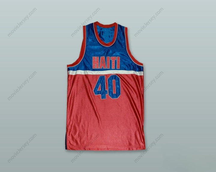 CUSTOM ANY Name Number HAITI 40 RED BASKETBALL JERSEY Top Stitched S-6XL