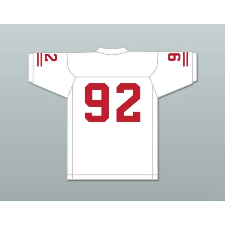CUSTOM ANY Name NumberMARCEL ANDRY 92 EMCC LIONS FOOTBALL JERSEY INCLUDES PATCHES S-6XL