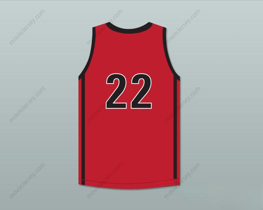 CUSTOM ANY Name Number KAWHI LEONARD 22 MARTIN LUTHER KING HIGH SCHOOL  RED BASKETBALL JERSEY 3 Top Stitched S-6XL