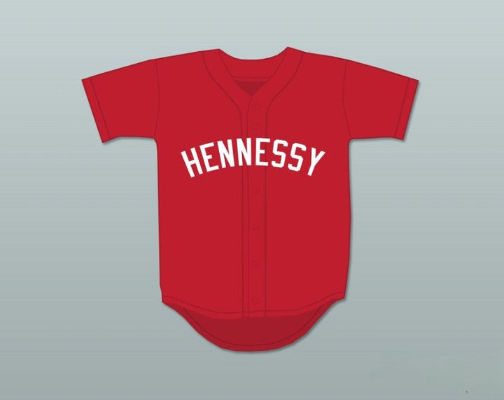 Custom Any Name Number QUEENSBRIDGE 95 HENNESSY RED BASEBALL JERSEY Top Stitched S-6XL