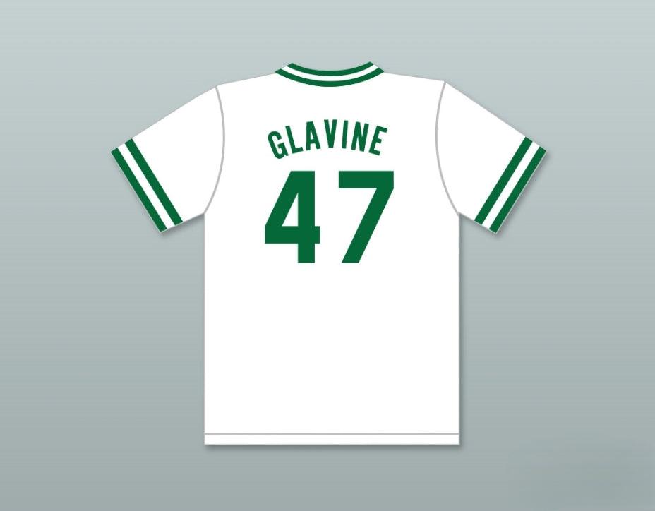 Custom Any Name Number TOM GLAVINE 47  MEMORIAL HIGH SCHOOL INDIANS WHITE BASEBALL JERSEY 2 Top Stitched S-6XL