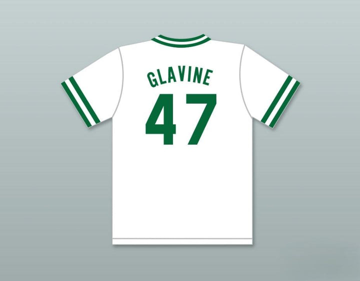 Custom Any Name Number TOM GLAVINE 47  MEMORIAL HIGH SCHOOL INDIANS WHITE BASEBALL JERSEY 2 Top Stitched S-6XL