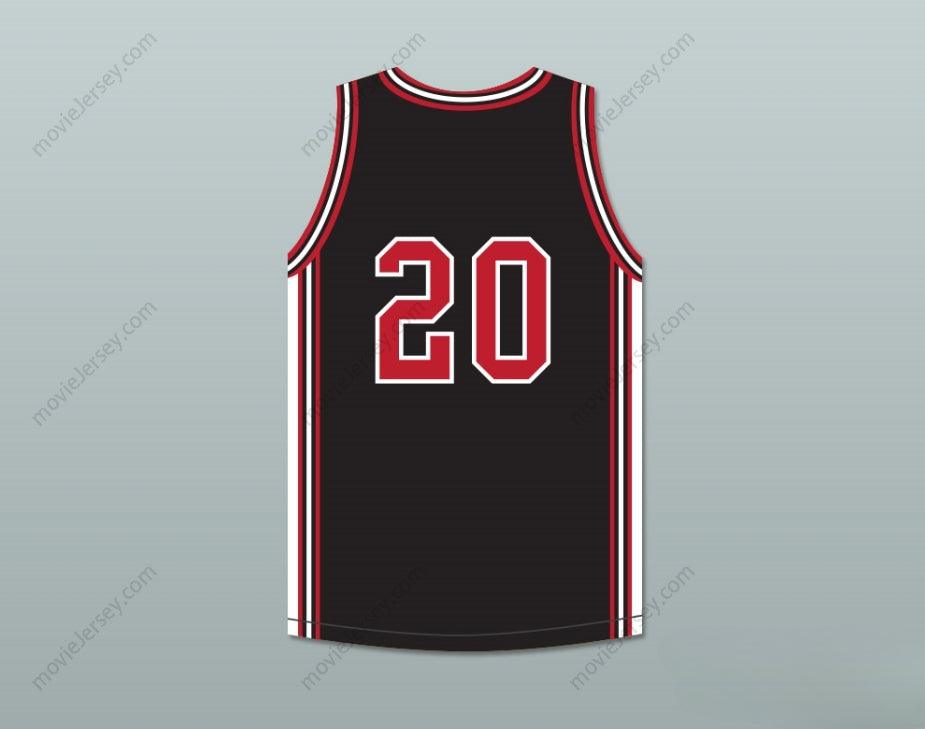 CUSTOM ANY Name Number MICHAEL WARREN MILTON WARREN 20 BLACK BASKETBALL JERSEY IN THE HOUSE Top Stitched S-6XL