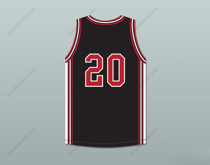 CUSTOM ANY Name Number MICHAEL WARREN MILTON WARREN 20 BLACK BASKETBALL JERSEY IN THE HOUSE Top Stitched S-6XL