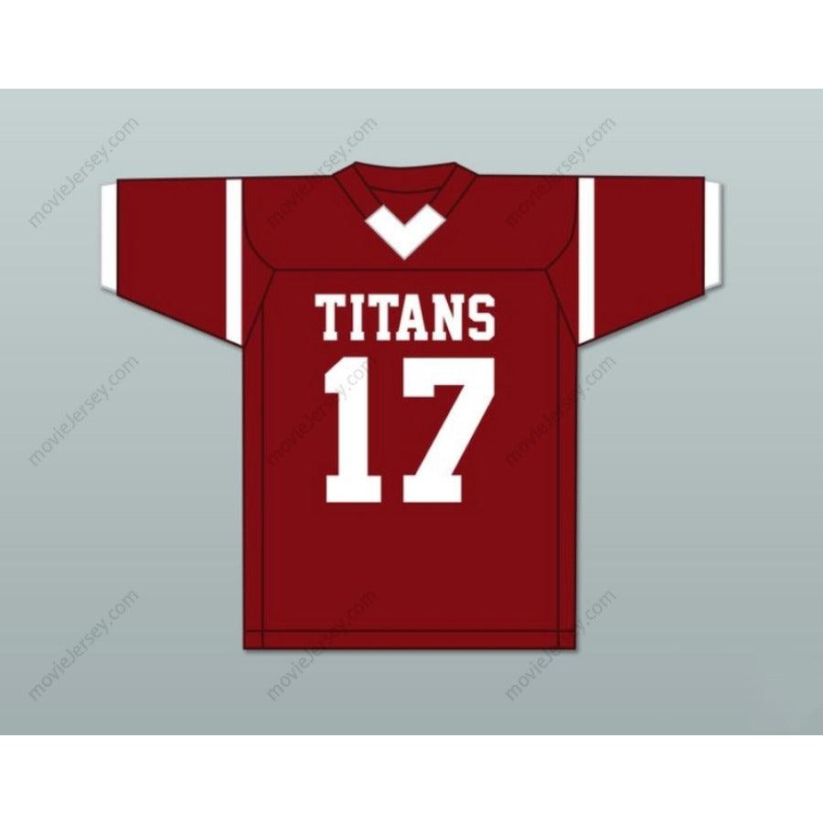 CUSTOM ANY Name Number DEVONTE WYATT 17 TOWERS HIGH SCHOOL TITANS Football Jersey Top Stitched S-6XL
