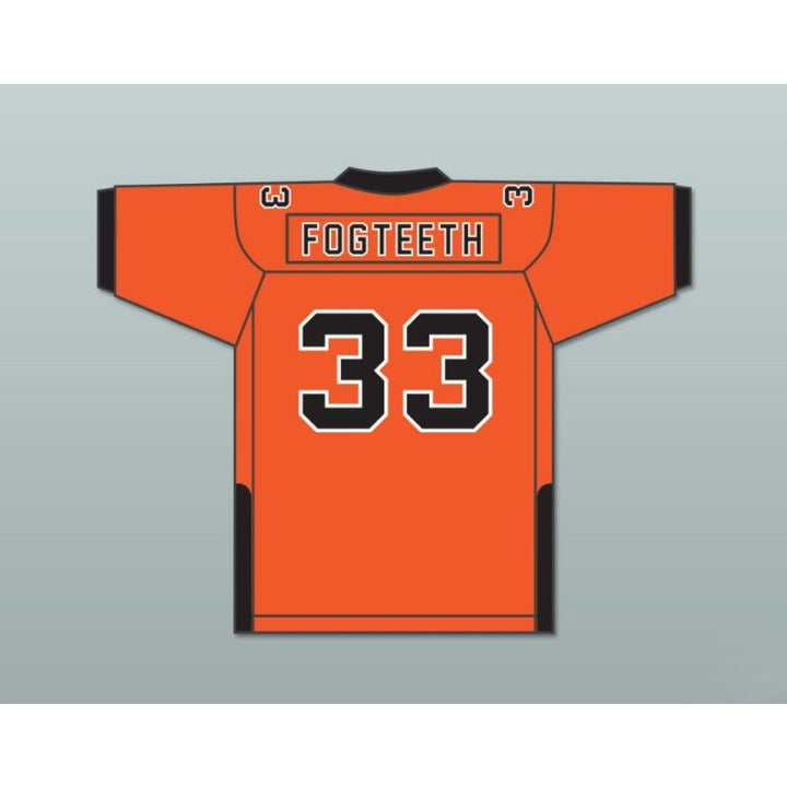 CUSTOM ANY Name BLACK/ORANGE ORC FOGTEETH 33 Football Jersey Stitched S-6XL