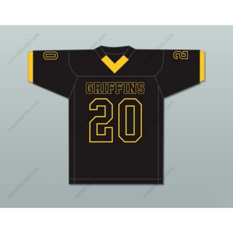 CUSTOM ANY Name Number KYREN WILLIAMS 20 ST. JOHN VIANNEY HIGH SCHOOL GRIFFINS Football Jersey Top Stitched S-6XL