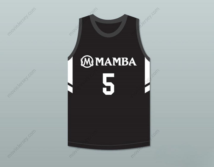 CUSTOM ANY Name Number ALYSSA 5 MAMBA BALLERS BLACK BASKETBALL JERSEY VERSION 3 Top Stitched S-6XL