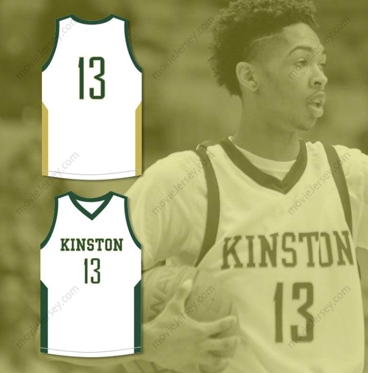 CUSTOM ANY Name Number BRANDON INGRAM 13  HIGH SCHOOL VIKINGS WHITE BASKETBALL JERSEY Top Stitched S-6XL