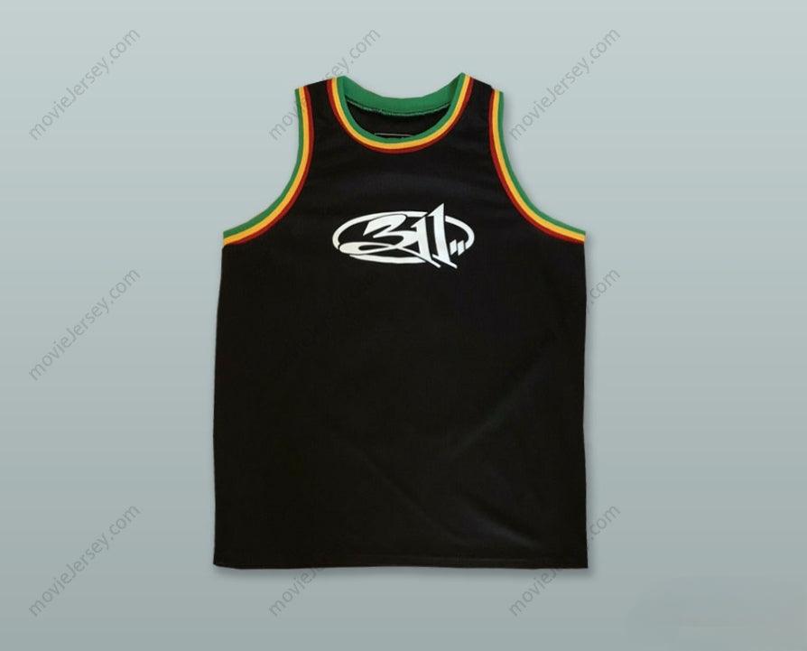 CUSTOM ANY Name Number 311 THREE 11 BLACK BASKETBALL JERSEY Top Stitched S-6XL