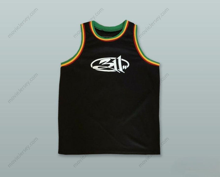 CUSTOM ANY Name Number 311 THREE 11 BLACK BASKETBALL JERSEY Top Stitched S-6XL