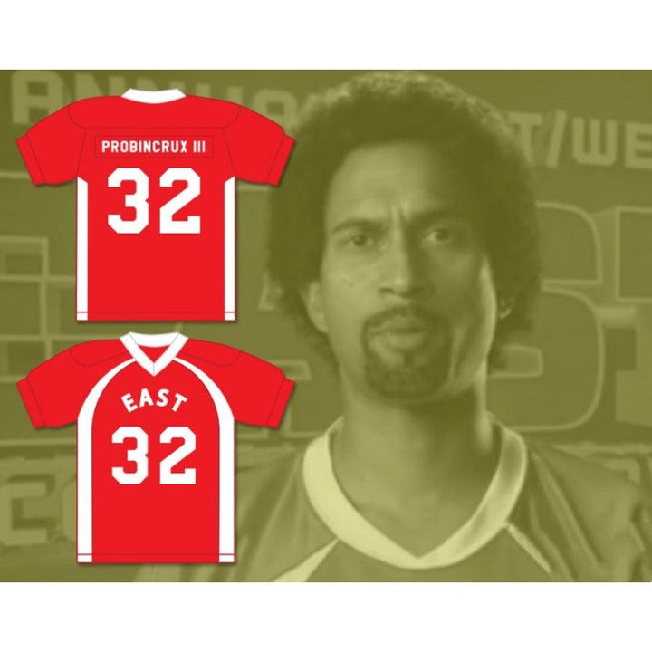 CUSTOM ANY Name Number D'JASPER PROBINCRUX III 32 EAST FOOTBALL JERSEY KEY PEELE Top Stitched S-6XL