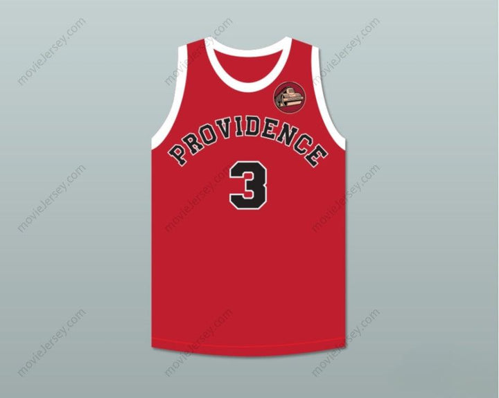 CUSTOM ANY Name Number ERNIE CALVERLEY 3 PROVIDENCE STEAMROLLERS RED BASKETBALL JERSEY WITH PATCH Top Stitched S-6XL