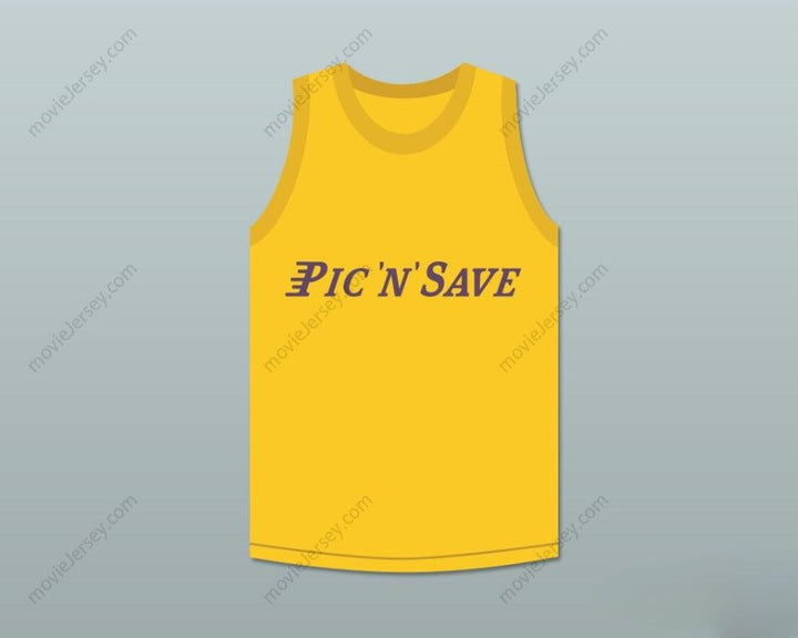 CUSTOM ANY Name Number   BRYANT 8 PIC 'N' SAVE BASKETBALL JERSEY THUNDER JAMMERS SHOE SKIT MADTV Top Stitched S-6XL
