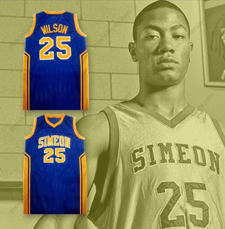 CUSTOM ANY Name Number BEN WILSON 25 SIMEON HIGH SCHOOL BASKETBALL JERSEY NEW STITCH SEWN Top Stitched S-6XL