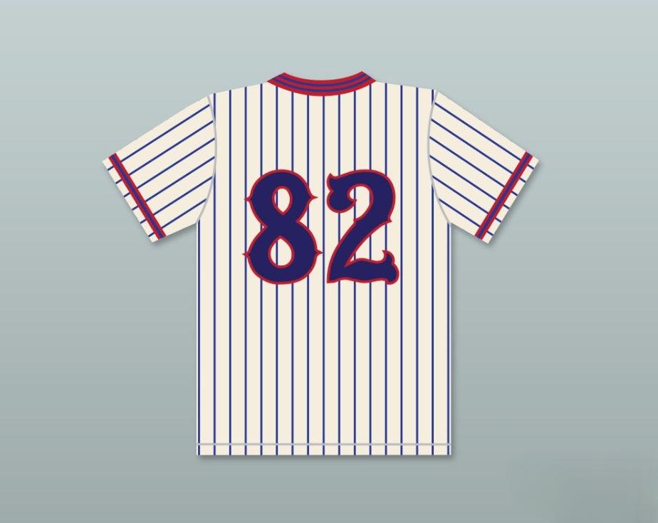 Custom Any Name Number DAVID SPADE RICHIE GOODMAN 82 BENCHWARMERS PINSTRIPED BASEBALL JERSEY Top Stitched S-6XL
