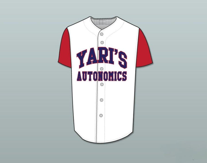 Custom Any Name Number LARRY DAVID YARI'S AUTONOMICS BUCKNER BASEBALL JERSEY STITCH SEWN DELUXE EDITION Top Stitched S-6XL