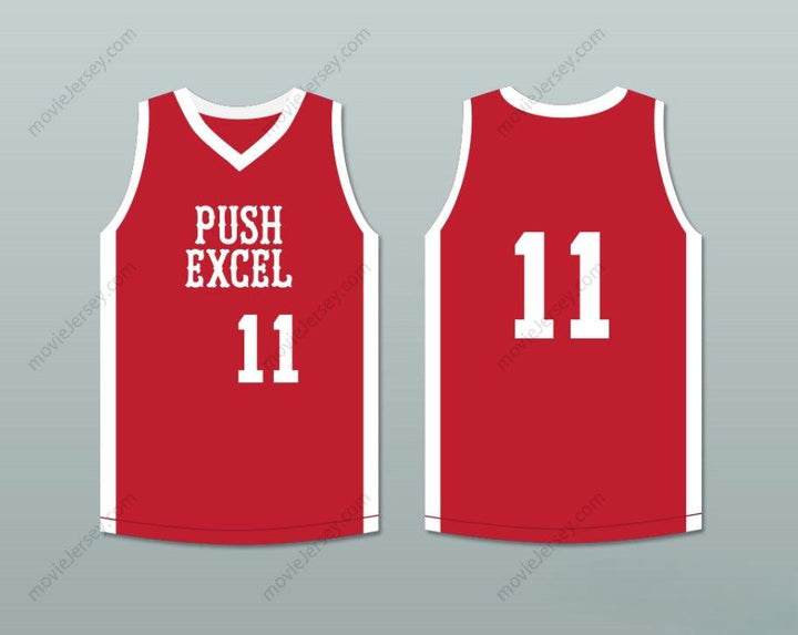 CUSTOM ANY Name Number WES MATTHEWS 11 PUSH EXCEL PRO BASKETBALL CLASSIC RED BASKETBALL JERSEY 1985 CHARITY EVENT Top Stitched S-6XL