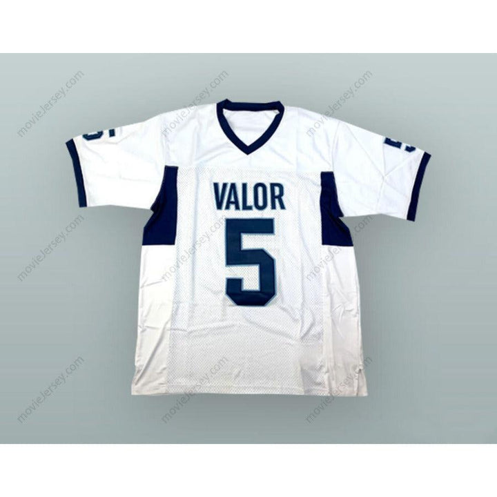 CUSTOM ANY Name Number CHRISTIAN MCCAFFREY 5 VALOR CHRISTIAN HIGH SCHOOL  WHITE FOOTBALL JERSEY Top Stitched S-6XL