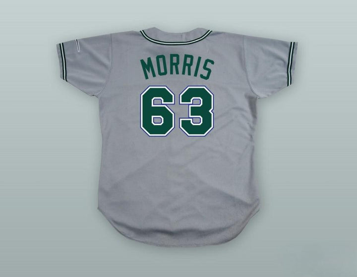 Custom Any Name Number JIMMY MORRIS 63 PRO CAREER BASEBALL JERSEY THE ROOKIE Top Stitched S-6XL