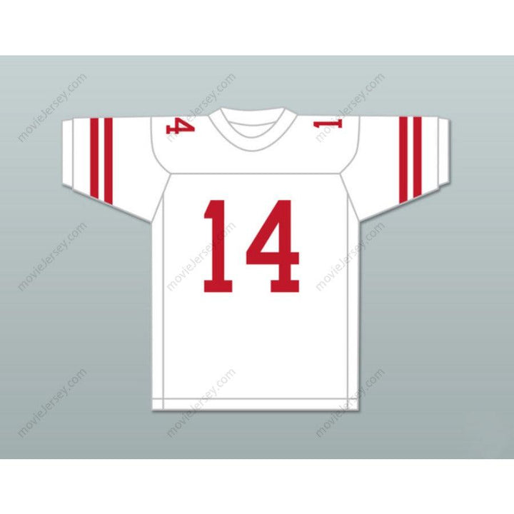 CUSTOM ANY Name Number STEVE YOUNG 14 GREENWICH HIGH SCHOOL CARDINALS Football Jersey Top Stitched S-6XL