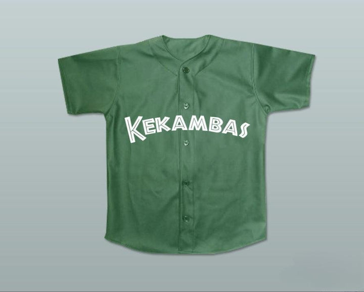 Custom Any Name Number MILES PENNFIELD II 'BIG POPPA' 9 KEKAMBAS BASEBALL JERSEY HARDBALL DARK GREEN Top Stitched S-6XL