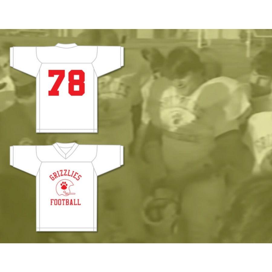 CUSTOM ANY Name Number BRIAN GRIZBY 78 MINNVILLE HIGH SCHOOL GRIZZLIES Football Jersey Top Stitched S-6XL