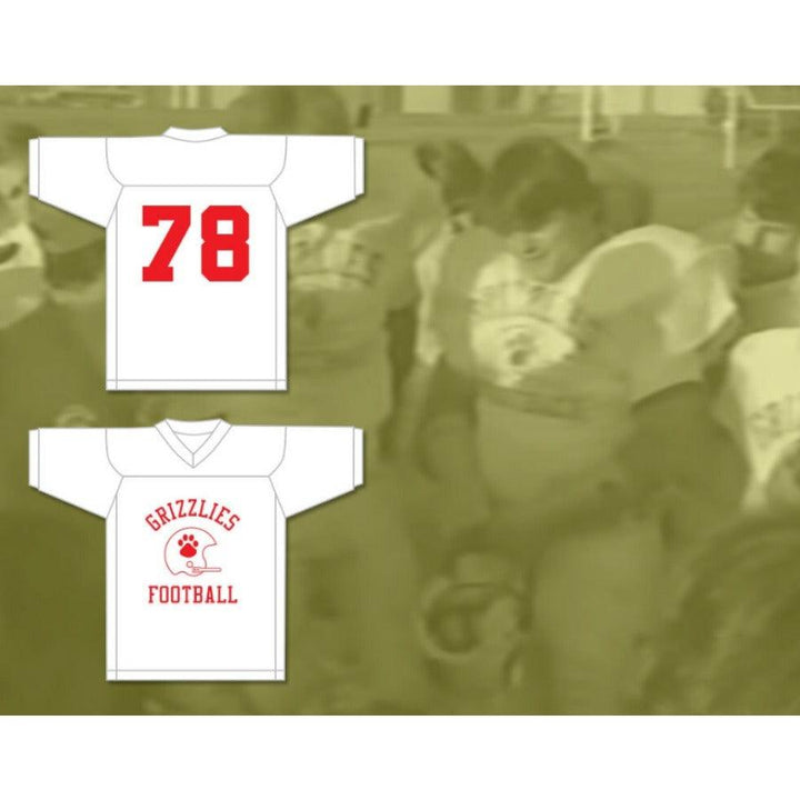 CUSTOM ANY Name Number BRIAN GRIZBY 78 MINNVILLE HIGH SCHOOL GRIZZLIES Football Jersey Top Stitched S-6XL